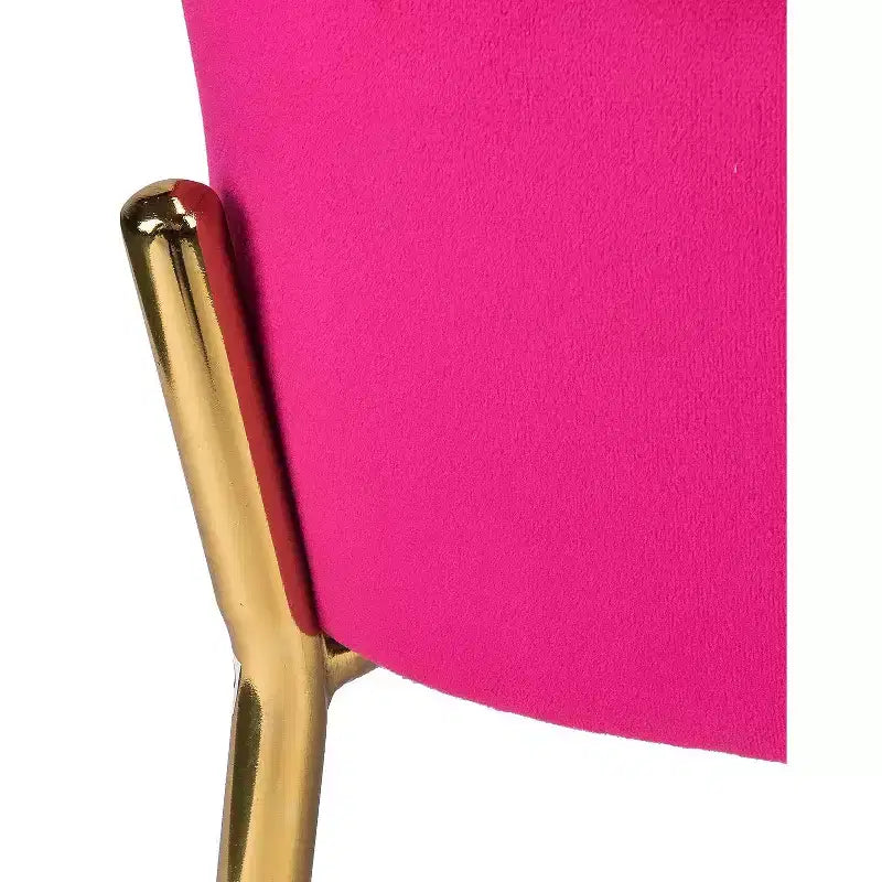 Juego de 2 sillones tapizados Odo Velvet Accent para sala de estar con asiento acolchado | Karat Home