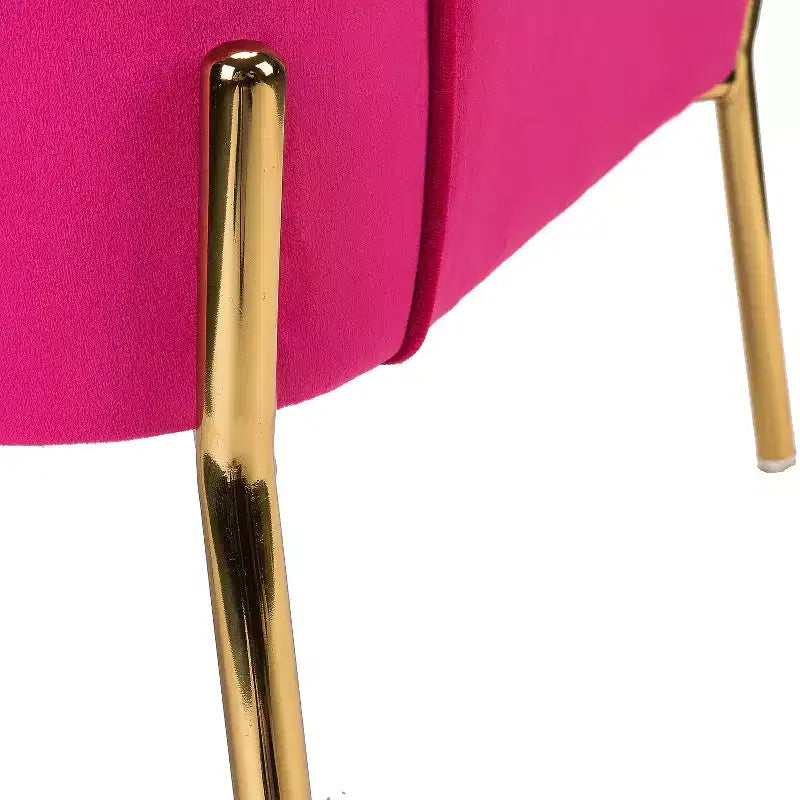 Juego de 2 sillones tapizados Odo Velvet Accent para sala de estar con asiento acolchado | Karat Home