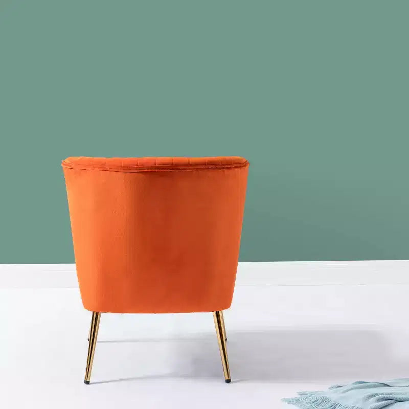 Sillón auxiliar Quentin de terciopelo con asiento acolchado, juego de 2 | Karat Home