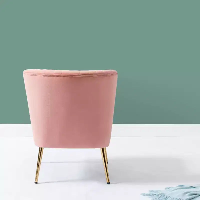 Sillón auxiliar Quentin de terciopelo con asiento acolchado, juego de 2 | Karat Home