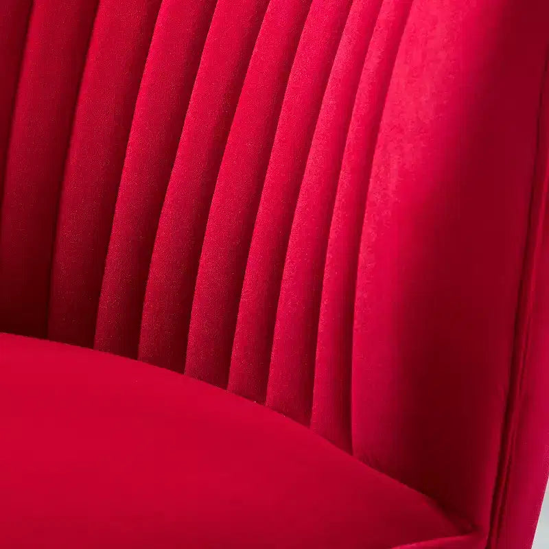 Sillón auxiliar Quentin de terciopelo con asiento acolchado, juego de 2 | Karat Home
