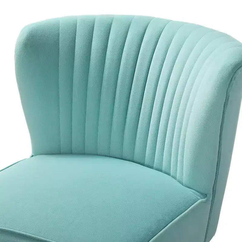 Sillón auxiliar Quentin de terciopelo con asiento acolchado, juego de 2 | Karat Home