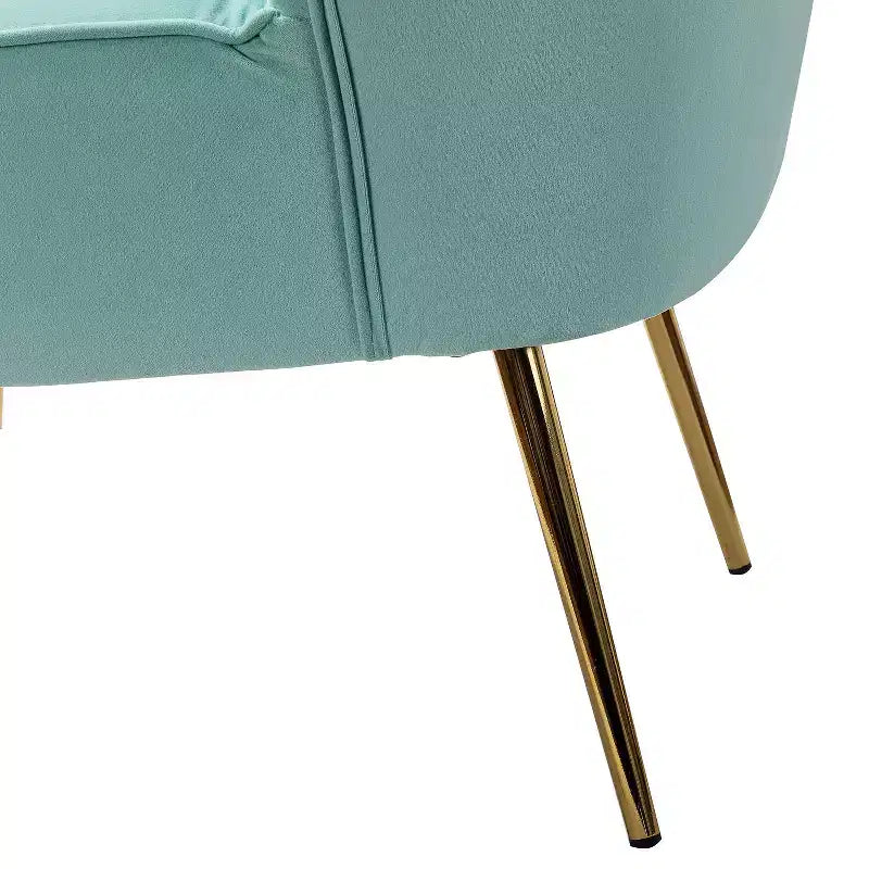 Sillón auxiliar Quentin de terciopelo con asiento acolchado, juego de 2 | Karat Home