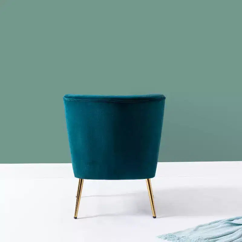 Sillón auxiliar Quentin de terciopelo con asiento acolchado, juego de 2 | Karat Home