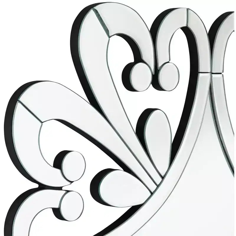 Espejo de pared moderno Soleil Square Starburst de Possini Euro Design con marco de cristal biselado de 31 1/2" de ancho para baño, dormitorio o recibidor