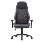 Silla de juego 24/7 Shop At Home Ansar de piel sintética con costuras de diamante