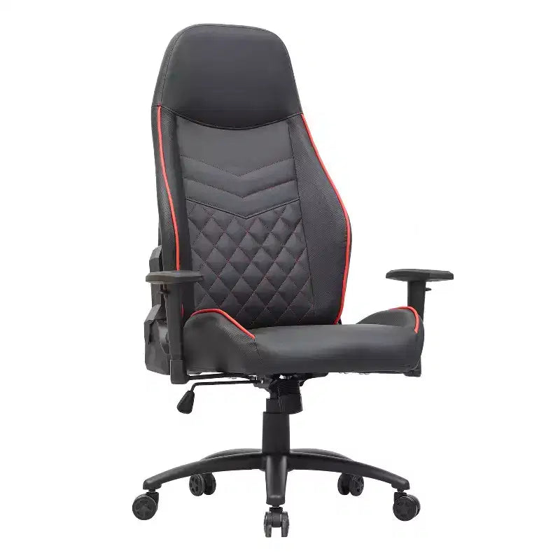 Silla de juego 24/7 Shop At Home Ansar de piel sintética con costuras de diamante