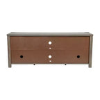 Emma y Oliver Mueble de TV con puerta corredera tipo granero de 59 pulgadas, para televisores de hasta 65 pulgadas, con estante ajustable
