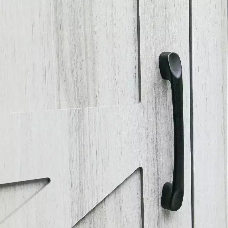 Emma y Oliver Mueble de TV con puerta corredera tipo granero de 59 pulgadas, para televisores de hasta 65 pulgadas, con estante ajustable