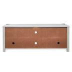 Emma y Oliver Mueble de TV con puerta corredera tipo granero de 59 pulgadas, para televisores de hasta 65 pulgadas, con estante ajustable