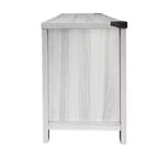 Emma y Oliver Mueble de TV con puerta corredera tipo granero de 59 pulgadas, para televisores de hasta 65 pulgadas, con estante ajustable