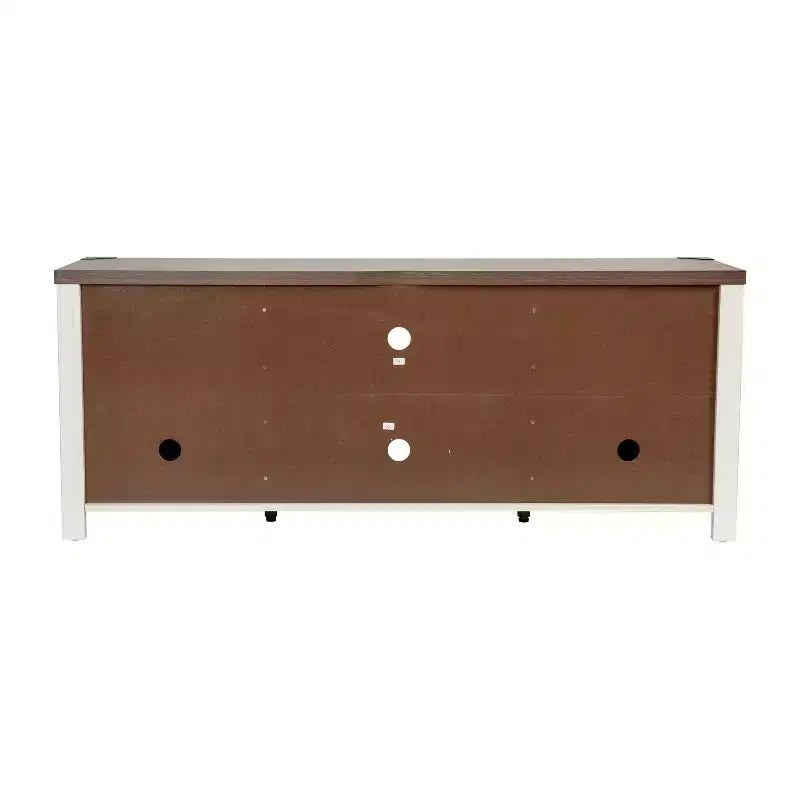 Emma y Oliver Mueble de TV con puerta corredera tipo granero de 59 pulgadas, para televisores de hasta 65 pulgadas, con estante ajustable