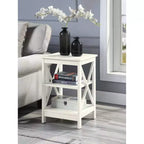 Breighton Home Xavier End Table with Open Shelves