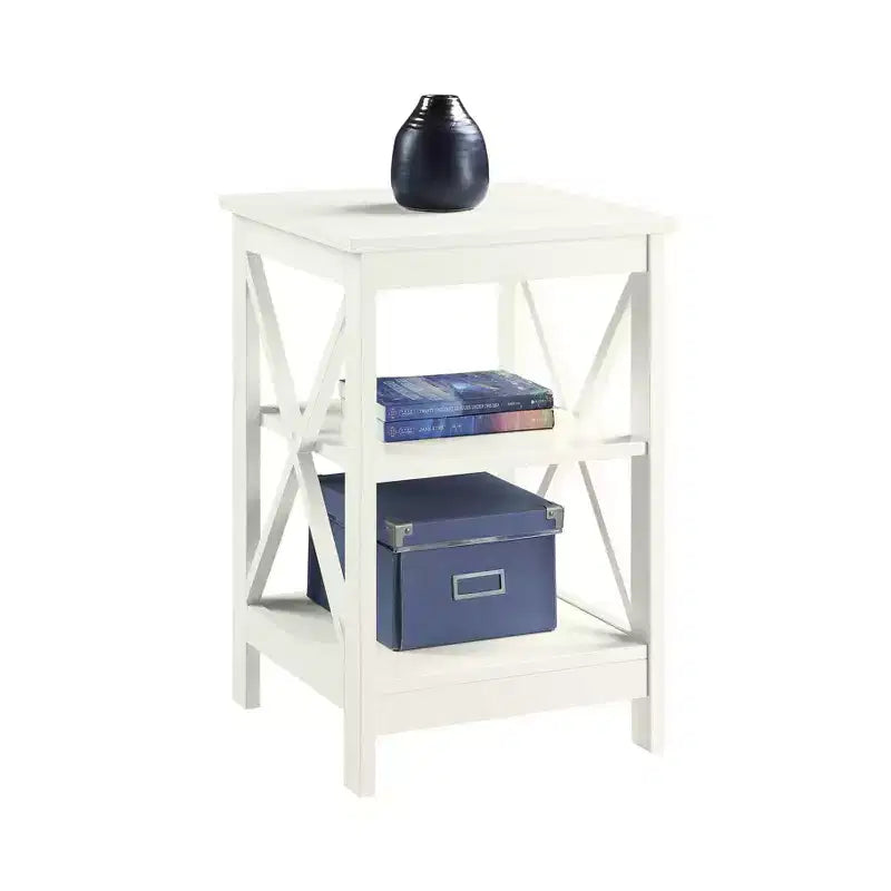 Breighton Home Xavier End Table with Open Shelves
