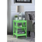 Breighton Home Xavier End Table with Open Shelves
