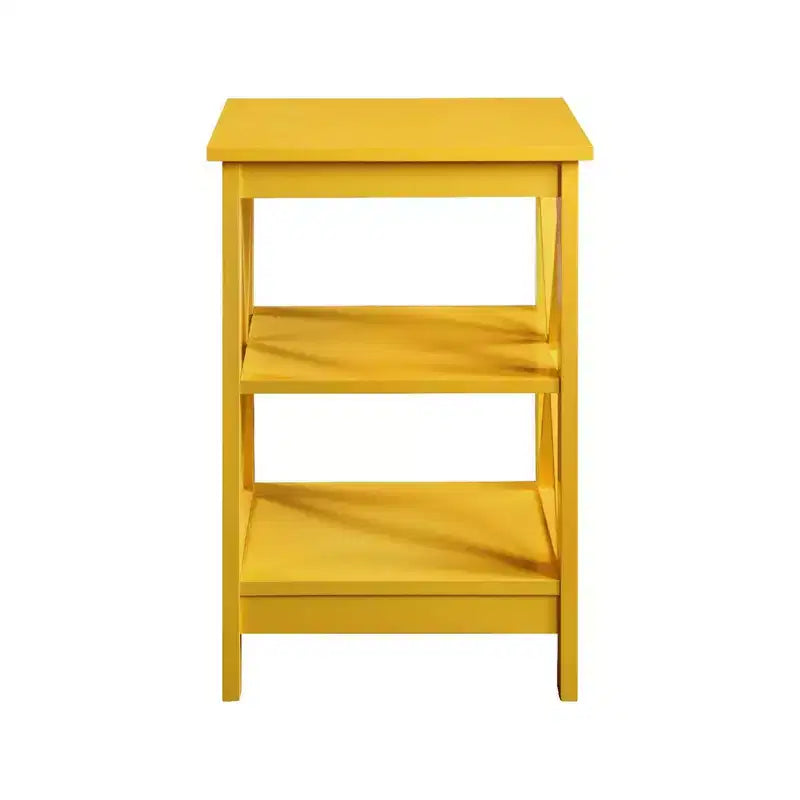 Breighton Home Xavier End Table with Open Shelves