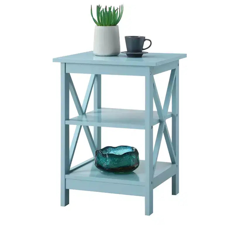 Breighton Home Xavier End Table with Open Shelves