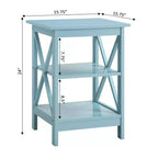 Breighton Home Xavier End Table with Open Shelves