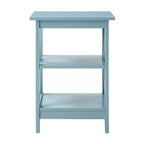 Breighton Home Xavier End Table with Open Shelves