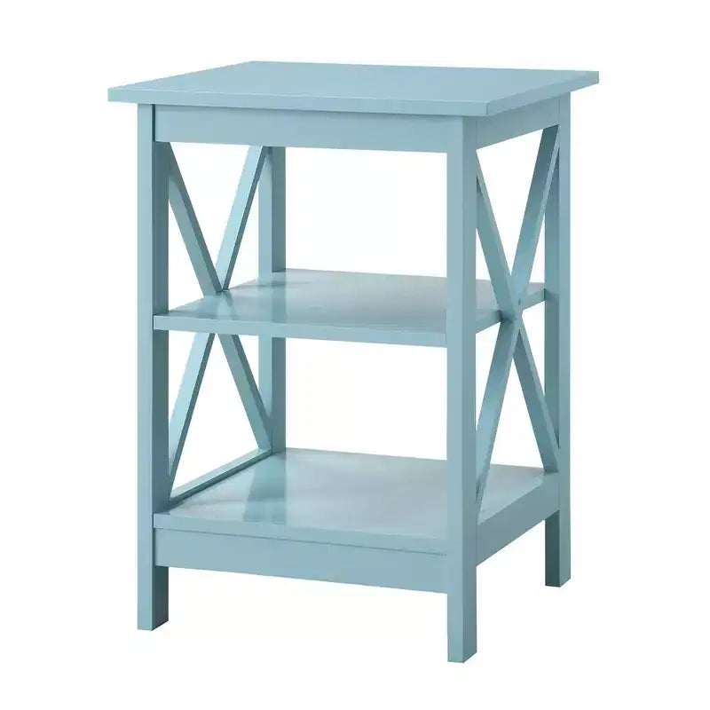 Breighton Home Xavier End Table with Open Shelves