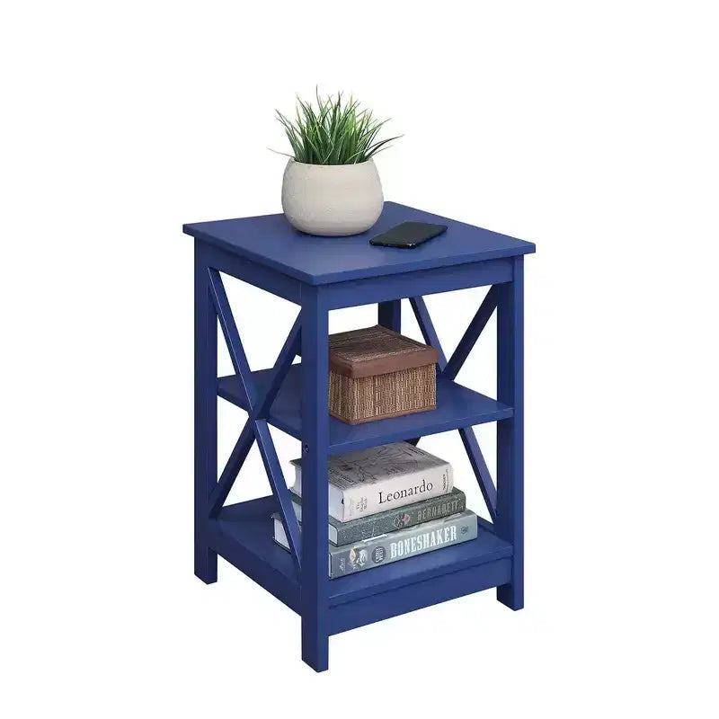 Breighton Home Xavier End Table with Open Shelves