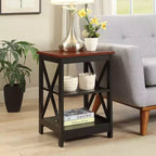 Breighton Home Xavier End Table with Open Shelves