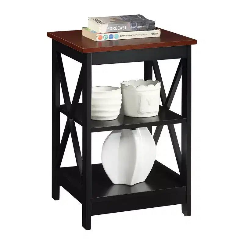 Breighton Home Xavier End Table with Open Shelves