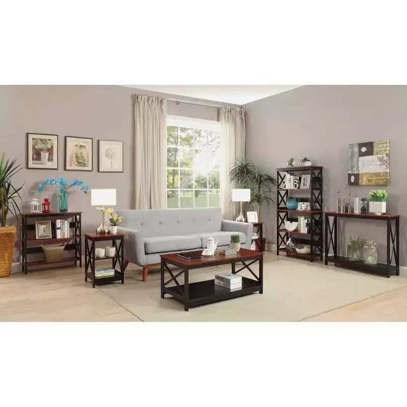 Breighton Home Xavier End Table with Open Shelves