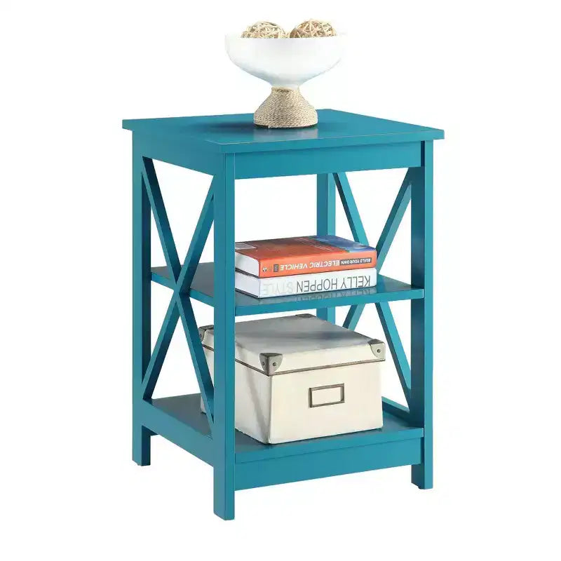 Breighton Home Xavier End Table with Open Shelves