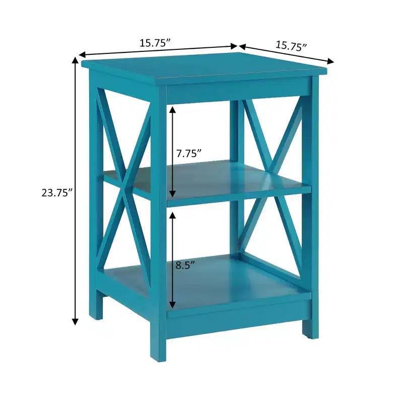 Breighton Home Xavier End Table with Open Shelves