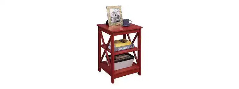 Breighton Home Xavier End Table with Open Shelves