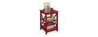 Breighton Home Xavier End Table with Open Shelves