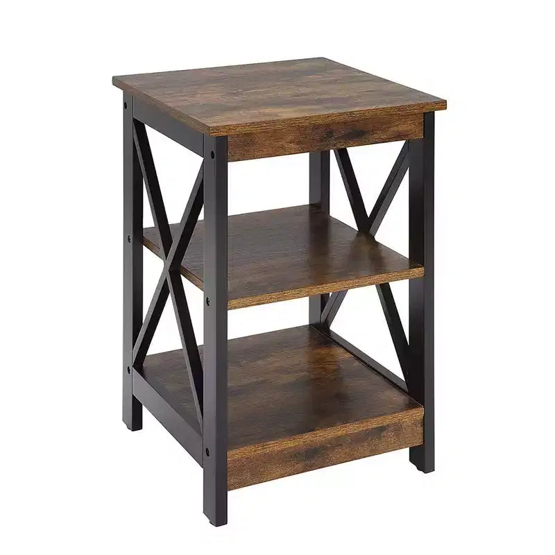 Breighton Home Xavier End Table with Open Shelves