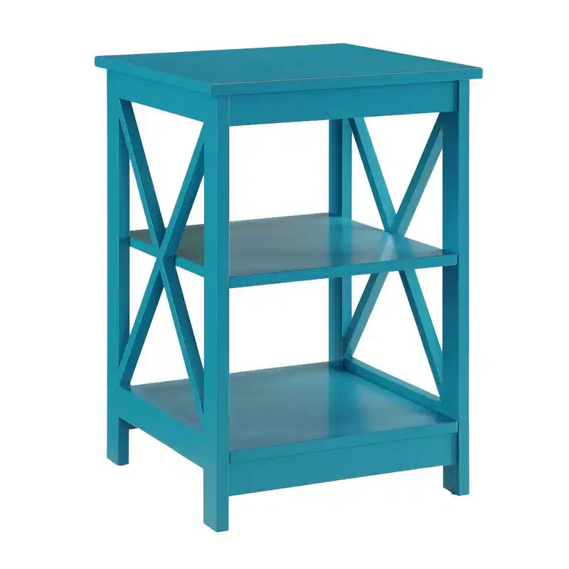 Breighton Home Xavier End Table with Open Shelves