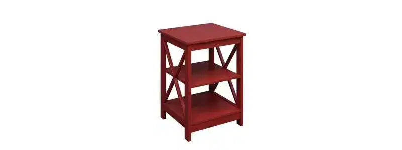 Breighton Home Xavier End Table with Open Shelves