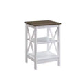 Breighton Home Xavier End Table with Open Shelves