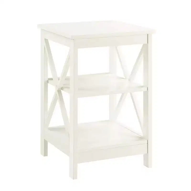 Breighton Home Xavier End Table with Open Shelves