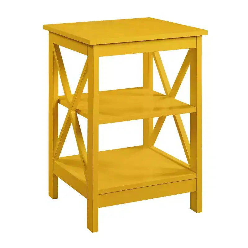 Breighton Home Xavier End Table with Open Shelves
