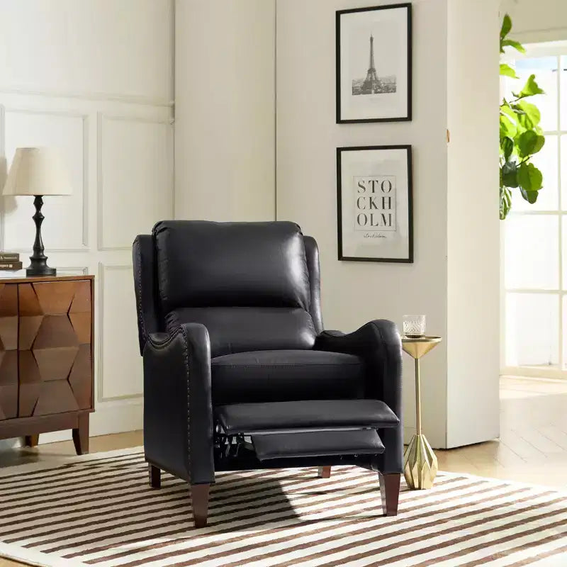Jade Genuine Leather Chair Recliner | Karat Home