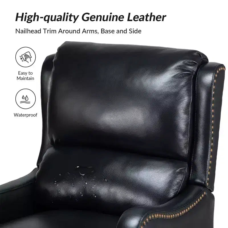 Jade Genuine Leather Chair Recliner | Karat Home