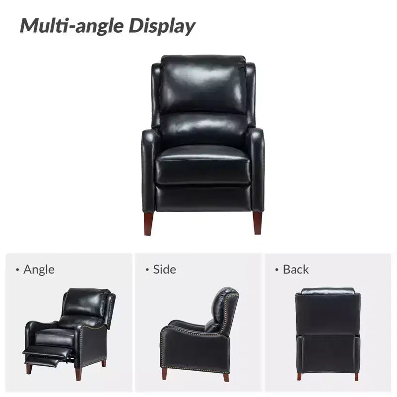 Jade Genuine Leather Chair Recliner | Karat Home