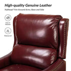 Jade Genuine Leather Chair Recliner | Karat Home