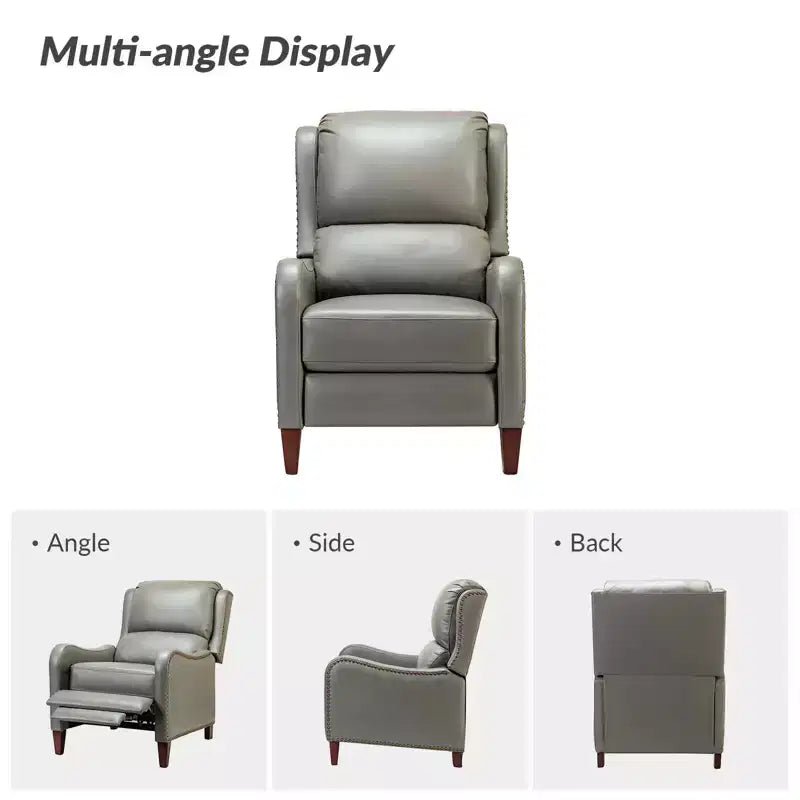 Jade Genuine Leather Chair Recliner | Karat Home