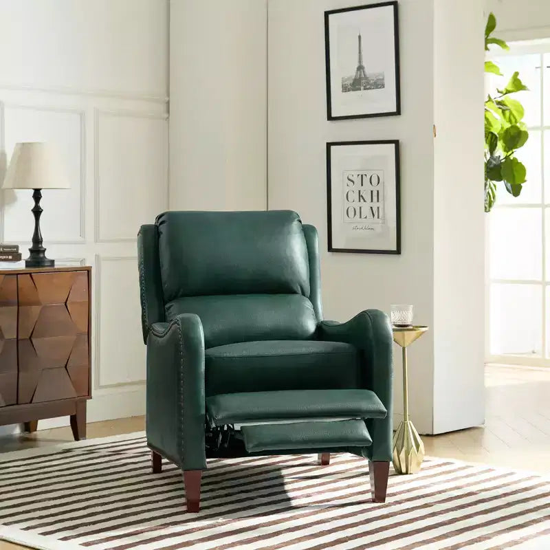 Jade Genuine Leather Chair Recliner | Karat Home