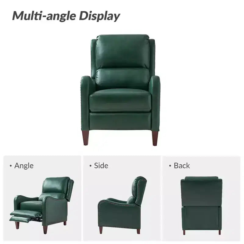 Jade Genuine Leather Chair Recliner | Karat Home