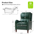 Jade Genuine Leather Chair Recliner | Karat Home