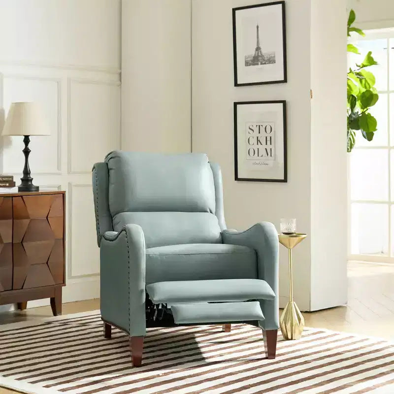 Jade Genuine Leather Chair Recliner | Karat Home