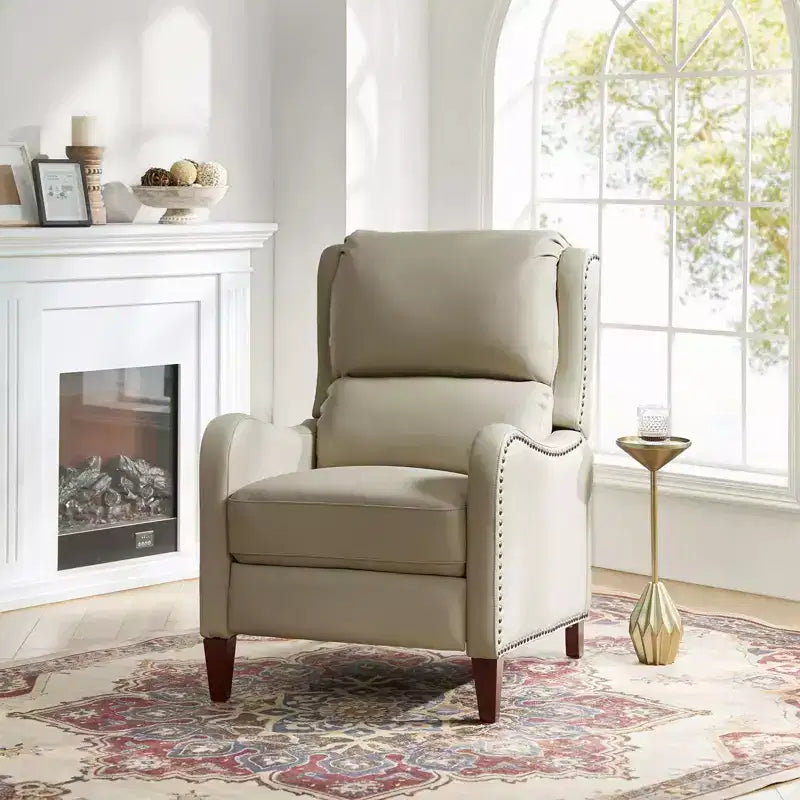 Jade Genuine Leather Chair Recliner | Karat Home