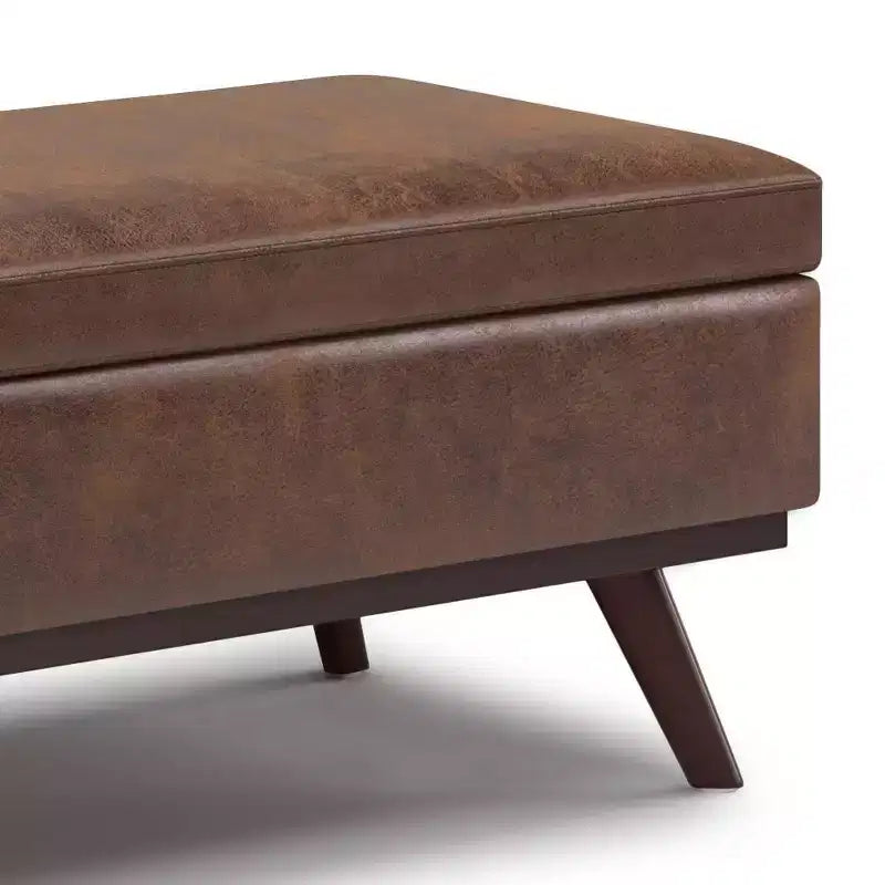 Mesa de centro otomana grande con tapa elevable Ethan - WyndenHall