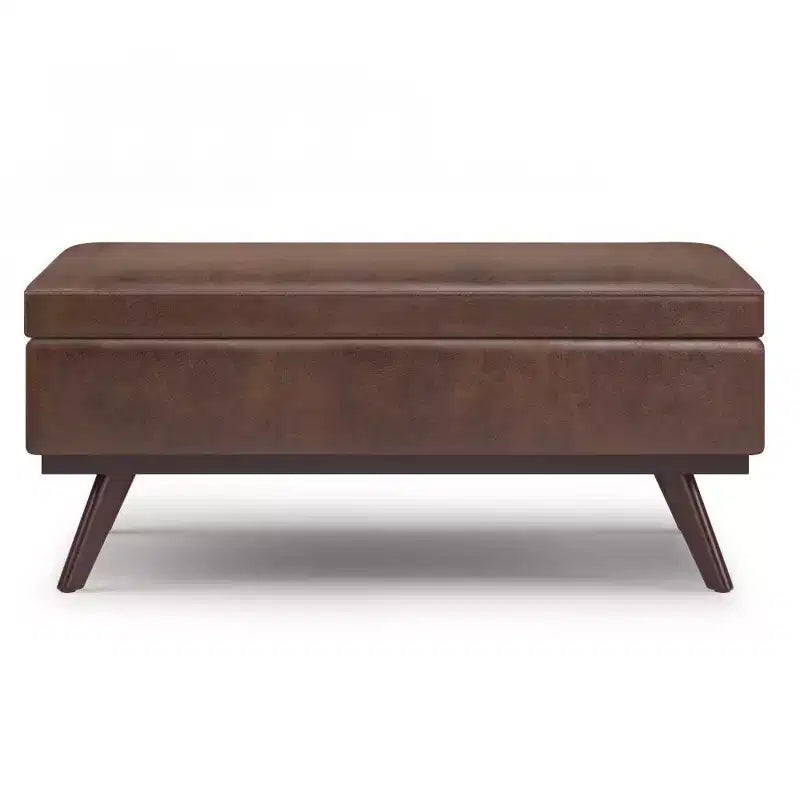Mesa de centro otomana grande con tapa elevable Ethan - WyndenHall